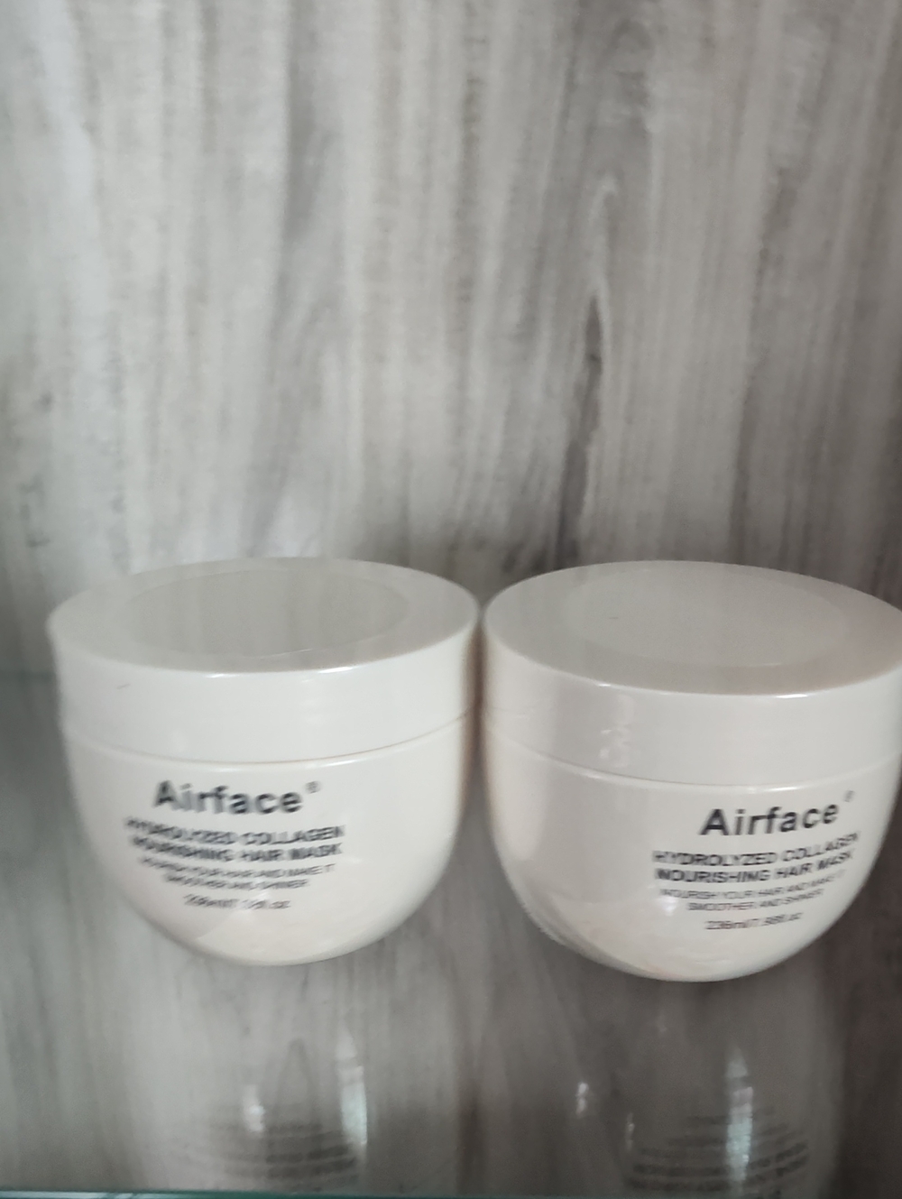 White Nourishing Hair Mask - Hydrolyzed Collagen 2 Piece Set New Seal Package